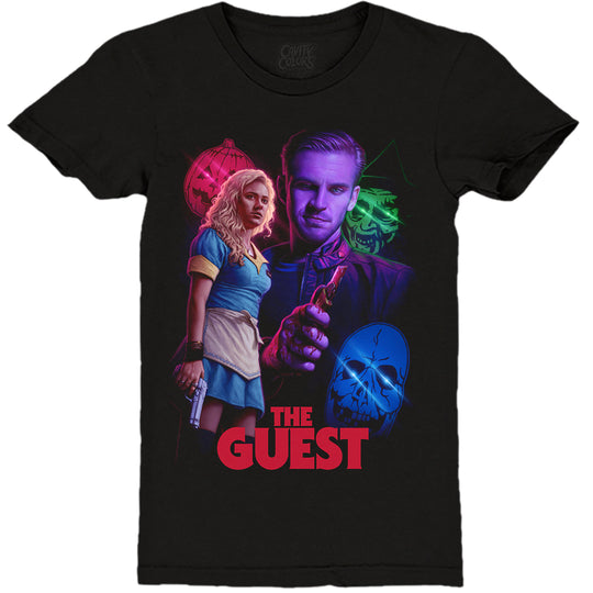 THE GUEST: HE'S HERE TO HELP - LADIES T-SHIRT