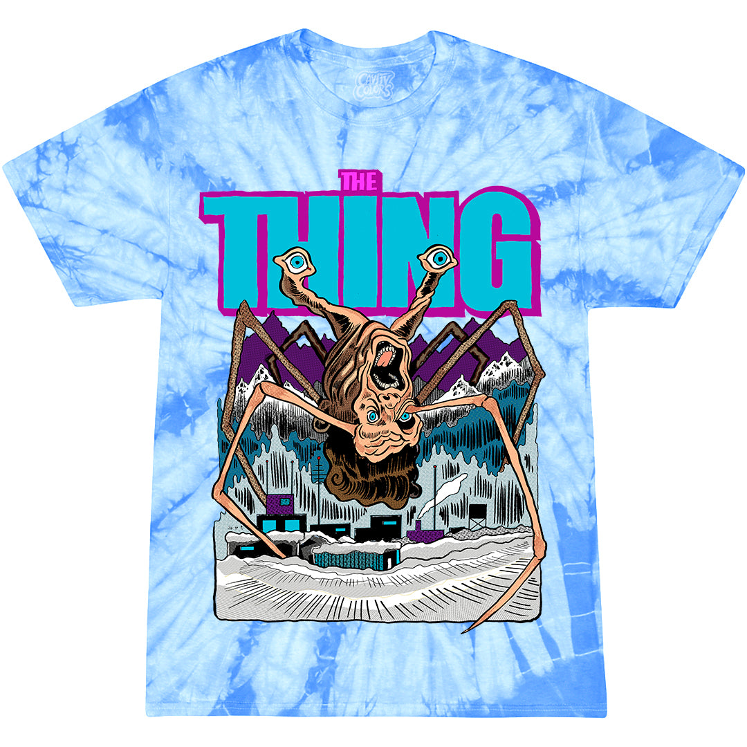 THE THING: NORRIS MONSTER - T-SHIRT (CRACKED ICE TIE DYE)