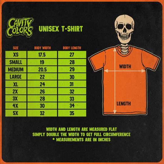 CAVITYCOLORS MONSTER CLUB (GLOW IN THE DARK) T-SHIRT